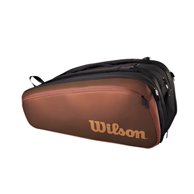 Wilson Super Tour 15 Pack Pro Staff V14 Copper Tennis Bag