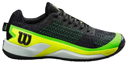 Wilson Mens Rush Pro Extra Duty Tennis Shoe(Safety Yellow/Black/Green Gecko)