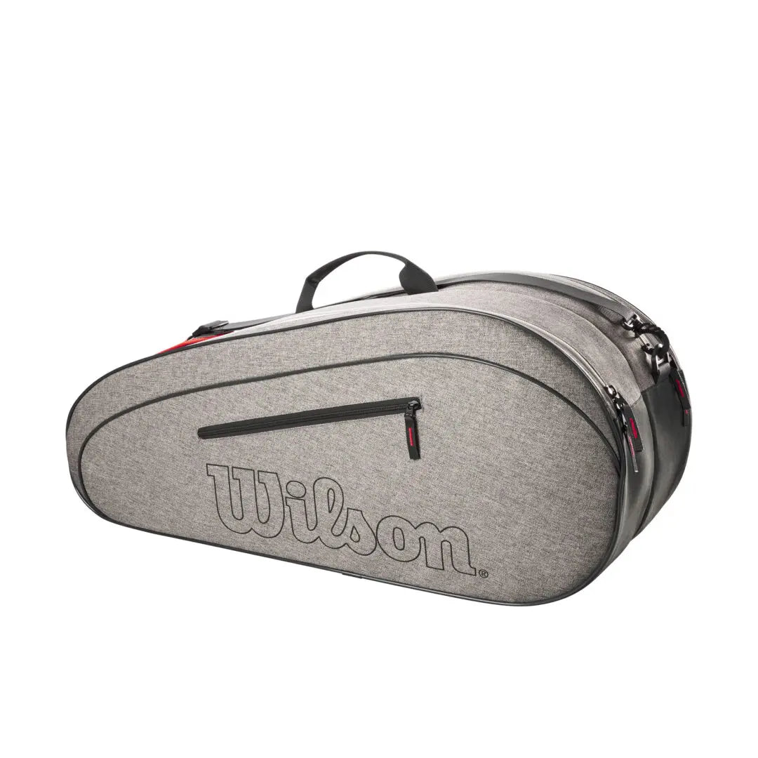 Wilson Team Heather Grey 6 Pack Racquet Bag