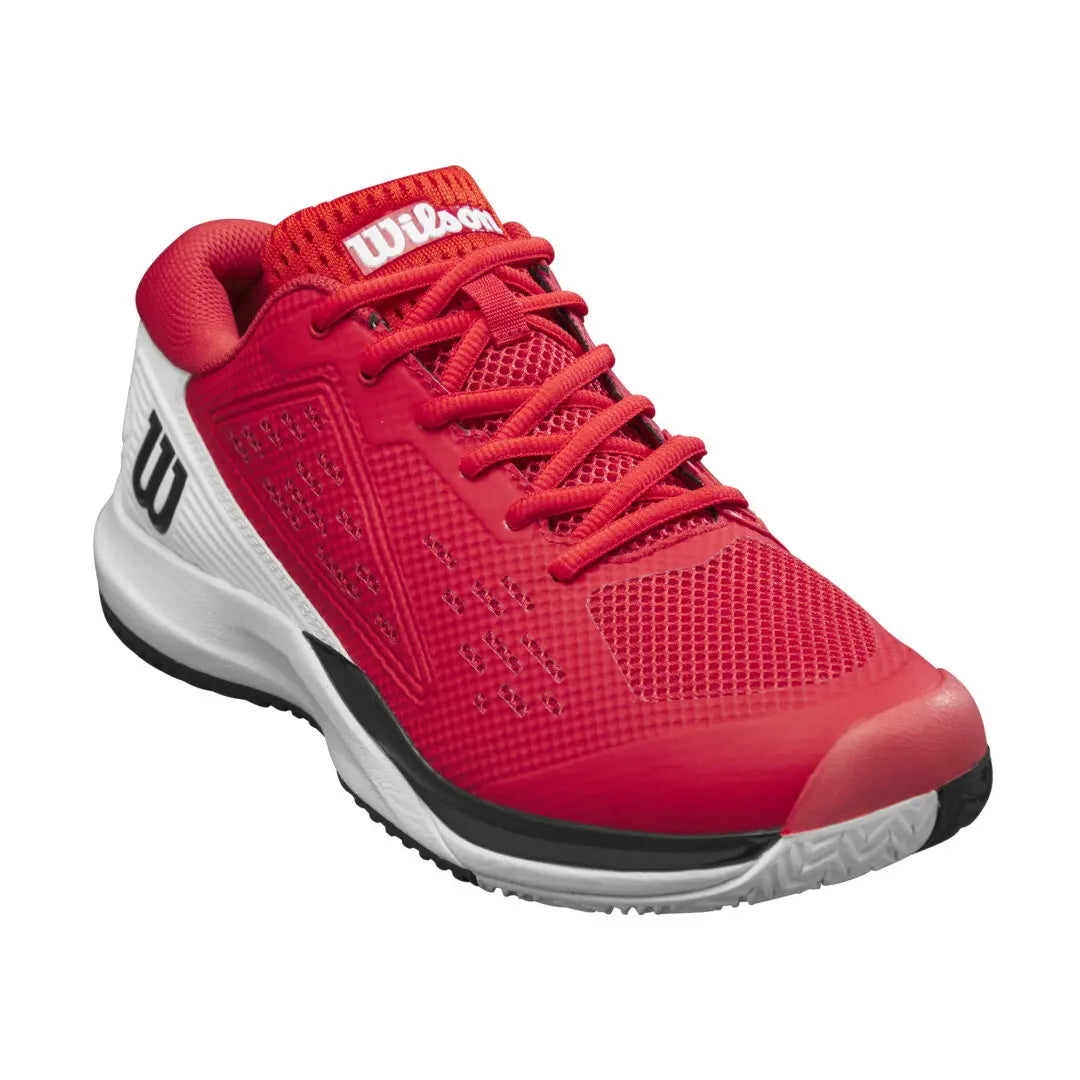 Wilson Mens Rush Pro Ace Tennis Shoe(Red/White/Black)